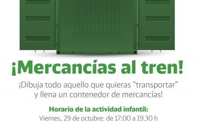 “Freight via rail”:  A rounded schedule of activities for adults and children in Ayuntamiento Square.