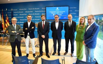 Southeast Maritime Terminals together with Transfesa Logistics inaugurate the new railway service from the port of Alicante to the United Kingdom