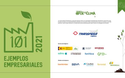 Transfesa Logistics recognised as one of the 101 Business Examples of #PorElClima (#ForTheClimate) actions