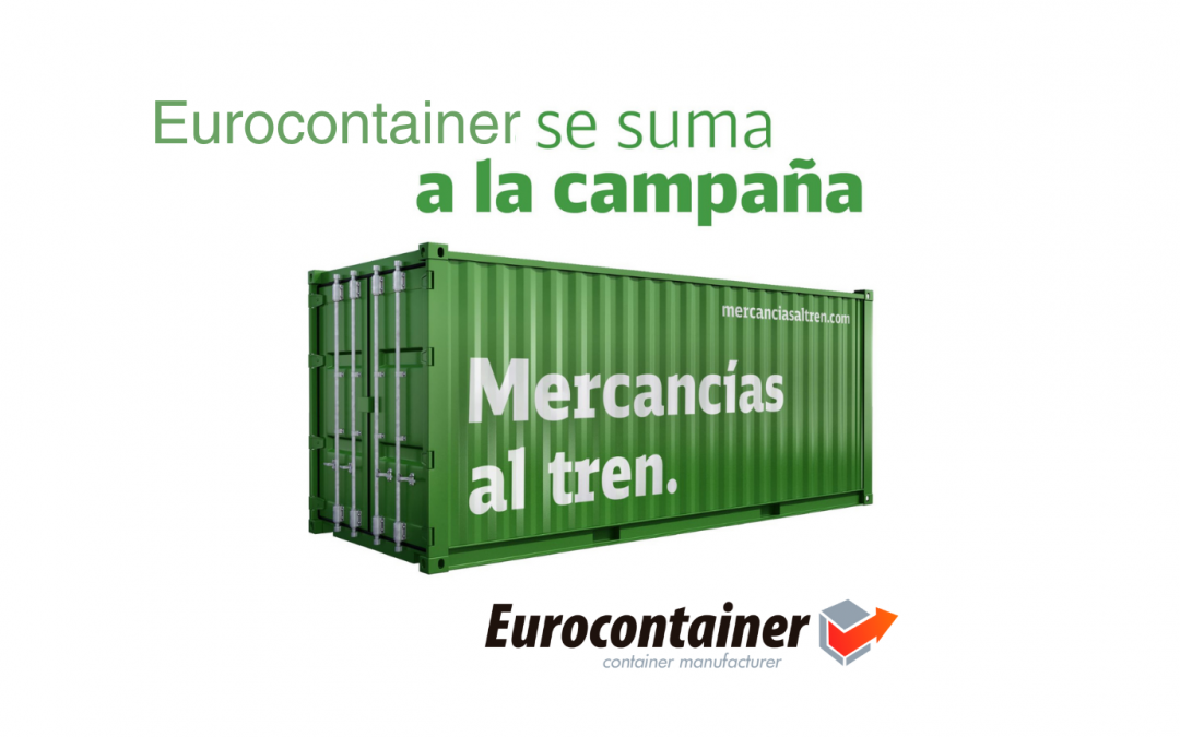 Eurocontainer se suma a la iniciativa de sostenibilidad “Mercancías al tren”