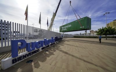 The “Freight belongs on rail” initiative arrives in Algeciras to raise awareness of the importance of the train in the fight against climate change