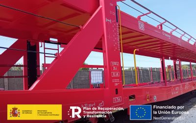 Transfesa Logistics culmina la recepción de los 200 vagones porta-autos adquiridos con los Fondos Europeos Next Generation EU